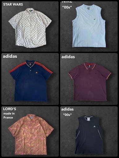 ヴィンテージ古着 高利益品 夏物20着セット NIKE、adidas含む多数 