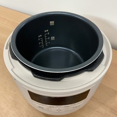 siroca おうちシェフ PRO SP-2DP251 グレー 自動減圧機能付き電気圧力鍋 炊飯器 21年製 通電のみ確認済み 現状品 4Aの画像