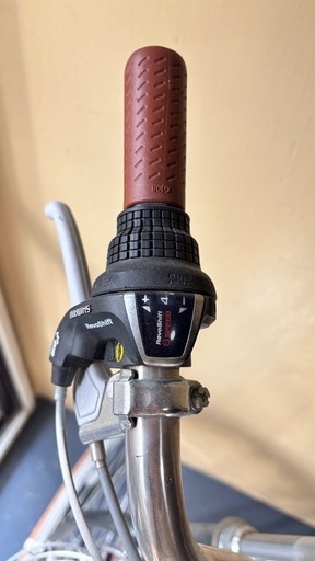 チャイルドシート付き変速自転車