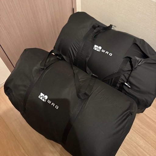 WAQ  リラクシングキャンプマット　ダブルサイズ10cm厚 2点セット