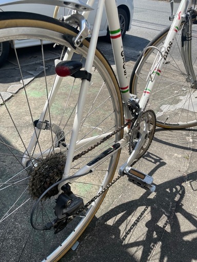 ロードバイク　GIOS VINTAGE 白　付属品有り