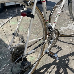 ロードバイク　GIOS VINTAGE 白　付属品有りの画像