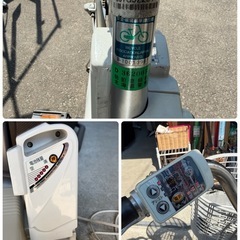 (DZ) Panasonic 電動アシスト自転車 ViVi NXビビ 26インチ バッテリー付属 内装3段変速 BE-ENNX635S2  BAAマーク 中古美品 ③の画像