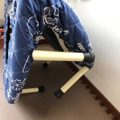 【即使用可】丈夫なキルトカバー付！子供用トランポリン（直径1m）の画像