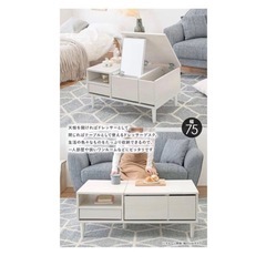 ドレッサー テーブル  ホワイトの画像