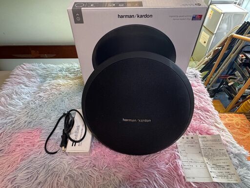 【リサイクルサービス八光】【幅約28cm】圧倒的な重低音！Harman Kardon ワイヤレススピーカー Onyx Studio