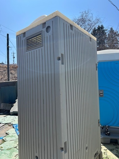 仮設トイレ洋式【陶器製便器は新品】