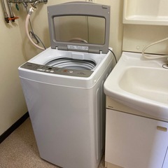 洗濯機 (ホワイト) 鷲別の生活家電《洗濯機》の中古あげます・譲ります 