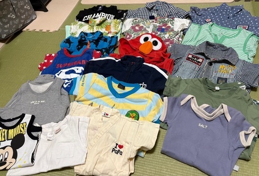 新生児期から80cmまで 男児 服まとめ売り  50点程
