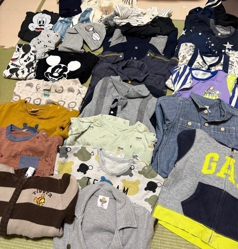 新生児期から80cmまで 男児 服まとめ売り  50点程