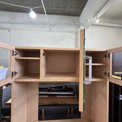 配達可【テレビボード】【ニトリ】クリーニング済み【管理番号10304】九の画像