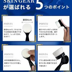 男性のための洗顔ブラシ 極細毛 黒ずみ 加齢臭 角栓 毛穴ブラシ 洗浄 濃密泡の画像