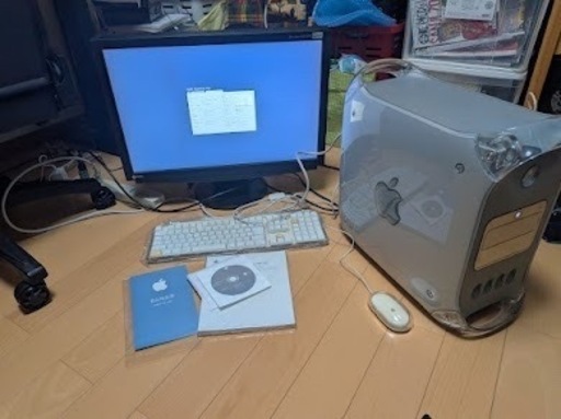 【元箱あり・手渡し】初期化済！起動にコツがいります Power Mac G4 MDD