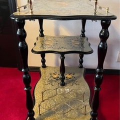 アンティーク テーブルワゴン キャスター付き ※引き渡し場所大阪市福島区　の画像