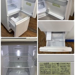 【🐤買取市場 6ヶ月保証】R408 ☀️2023-24年製の高年式♪ 生活家電3点セット SHARP / シャープ 冷蔵庫・洗濯機・電子レンジ ⭐動作確認済⭐クリーニング済の画像