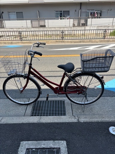 カゴ付き自転車26インチ