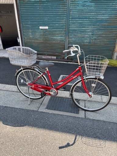 カゴ付き自転車26インチ