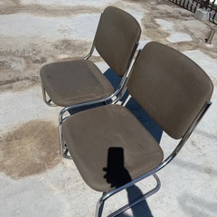 スタッキングチェア　事務所　　2脚の画像