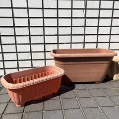 【商談中】プランター プラスチック鉢 プラ鉢 園芸 野菜 ガーデニング 植木鉢の画像