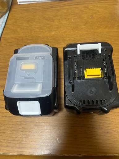 今週中一万円で　
定評有るマキタ互換バッテリー18V6A 2個セット　ほぼ未使用　　他の出品商品同時購入で値下げ有り