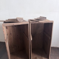 内棚が着脱可能な棚2ケセットの画像