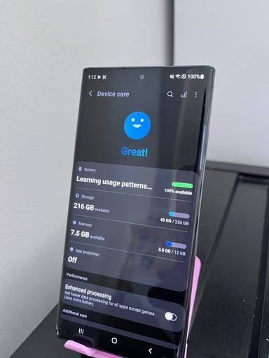 Galaxy Note10+ 256GB / 12GB RAM Aura Black 本体＋付属品あり