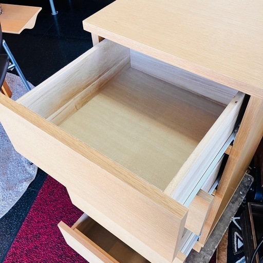 MUJI muji 無印　無印良品　　4段チェスト　オーク材　ナチュラル　美品