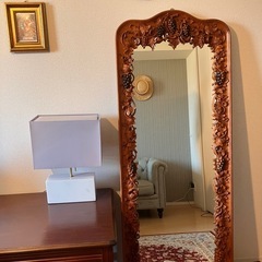アンティークミラー 全身鏡 鏡　の画像