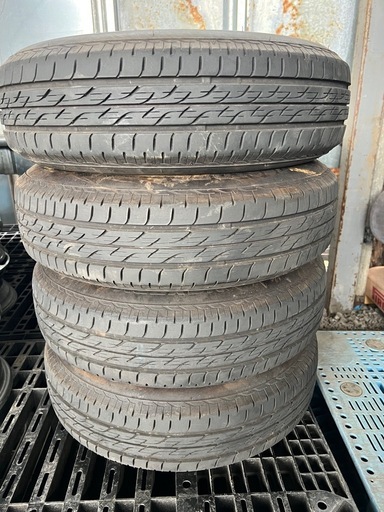 155/80R13, ブリヂストン,2021年,4本ホイルセット