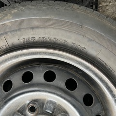 155/80R13, ブリヂストン,2021年,4本ホイルセットの画像