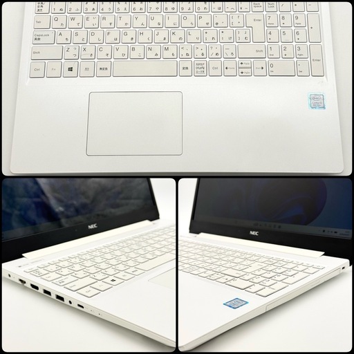 ⭐️Windows11⭐️Office2024⭐️NECノートパソコン準美品 LAVIE 8世代i7 20GB 1512GB Blu-ray LED液晶 2.2kg Type-c Bluetooth