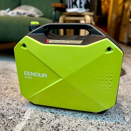EENOUR GS1800i インバーター発電機 ポータブル発電機 1.4kVA 防災 キャンプ 非常用 電源 小型 generator