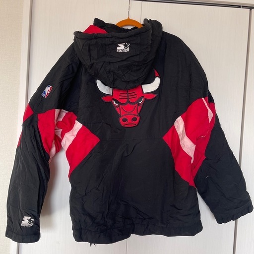 NBA CHICAGO BULLS ブルズ 中綿 ナイロンジャケット XL