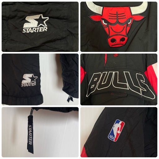 NBA CHICAGO BULLS ブルズ 中綿 ナイロンジャケット XL