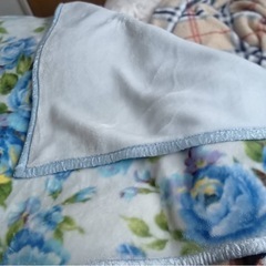 毛布 2枚セット ピンク ブルーの画像