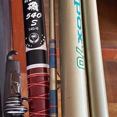 釣具色々まとめて　釣竿　クーラーボックス　浮きなど　海釣りの画像