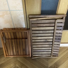 折り畳みラック2個セットの画像