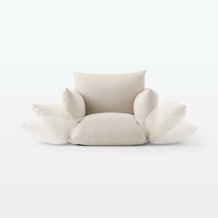 未使用⭐︎無印リクライニングフロアソファーの画像