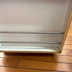 無料】昭和レトロ 伸縮式デスク＆3段引き出しの画像