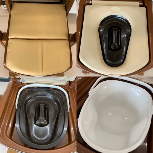 美原店 未使用 安寿 家具調 トイレセレクトR ノーマルワイド ソフト便座 快適脱臭 耐荷重100kg 介護用品　介護用トイレ