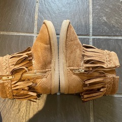 14センチ フリンジブーツの画像