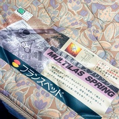 フランスベット　ベットフレーム　セミダブルの画像