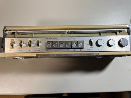 ラジカセ　SANYO　レトロ　アンティーク　動作確認できていません