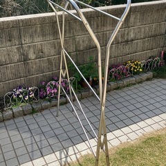 アルミ製折りたたみ物干しの画像