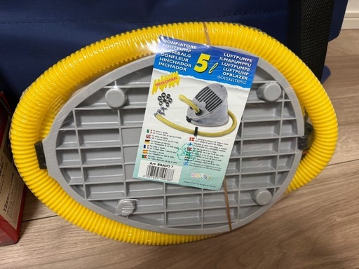 ⭐️新品・未使用　4名乗り　Achillesローボート・電動エアーポンプ・手動ポンプ付き