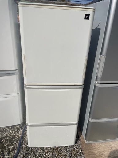 SHARP 3ドア314L (由美?) 桟橋通五丁目のキッチン家電《冷蔵庫》の 