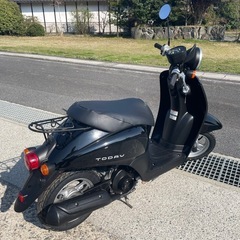 ☆お話し決まりました☆前後タイヤ新品！　人気のホンダ　トゥデイ　AF67型　便利なサイドスタンド付きの画像