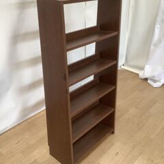 No.283　本棚　薄型　５段（豊橋市収集業務課リユース家具）の画像