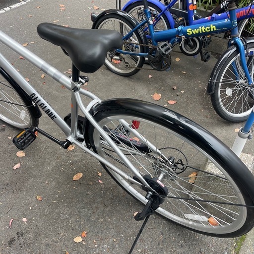 27インチシティサイクル　6段階変則ギア付き　オートライト付き　【リサイクルショップ道楽屋】