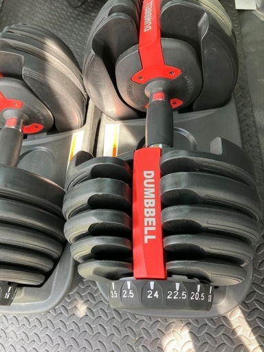 可変式ダンベル　24kg 2つ